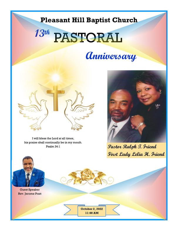 Pleasant Hill Baptist Church Lawrenceville, VA 23868